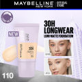 Maybelline New York Superstay Lumi Matte Liquid Foundation With SPF-16, 30H Weightless Longwear, 18ml, 110. 