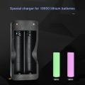 18650 Battery Charger US/EU Plug 2 Slots Smart Charging Safety Fast Charge 18650 Li-ion Rechargeable Battery Charger. 