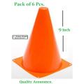 9 inch Agility Training Cone Triangular Plastic Sports Cone, Football Training Marker Cone, Parent-Child Games, School Games Sports Equipment, 9 Inch Sports Cones, Basketball Cones, Traffic Training Cones, Agility Field Marker Cones for Soccer Football.. 