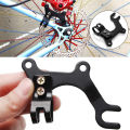 2 【Footprint】 【Hot Sale】 Isinplay Bicycle Disc Brake Modification Bracket Frame Adapter Mounting Holder Mountain Bike Disc Brake Converter V Brake Rack Disc Outdoor MTB Accessories. 