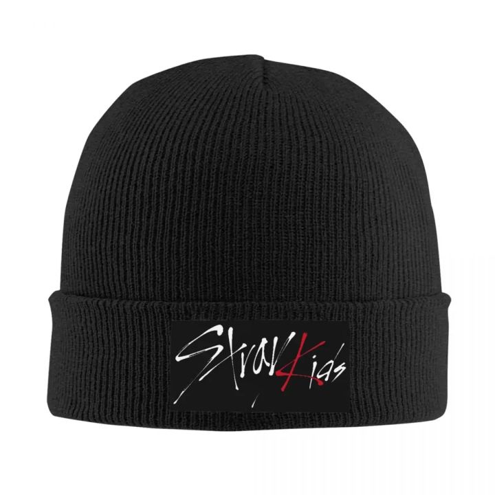 Stray Kids Kpop Rock Bonnet Hat Knit Hats Men Women Fashion Uni Adult Warm Winter Skullies Beanies Caps