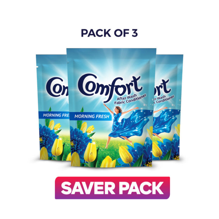 Rs.110 off on Pack of 3 of Comfort Morning Fresh Pouch - 400ML