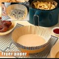 Air Fryer Disposable Paper Liner, 50 PCs Air Fryer Liners Round Non-Stick Air fryer Parchment Liners,Oil-proof,Water-Proof. 