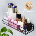 Bathroom kitchen Punch Corner Frame Shower Shelf Wrought Iron Shampoo Storage Rack Holder bathroom accessories. 