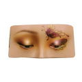 Eye makeup Practice Board Reusable Bionic Skin Silicone Mold Face Shadow Eye makeup Practice Board Cosmetic Training Professional for Beginners. 