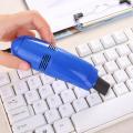 Mini Computer Vacuum USB Keyboard Brush Cleaner Laptop Brush Dust Cleaning Kit Household Cleaning Tool Computer Cleaners. 