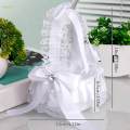 Wedding Flower Girl Basket Satin Flower Girl Basket for Engagement Party. 