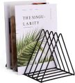 Latest File Folder Desk Organizer Triangle Wire 9 Section Desktop Iron Storage book Rack Magazine Holder For Office Home Decoration  useable. 