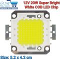 12V 20W 50W Super bright LED Beads Chip COB Chip White DIY Flood Light Spotlight. 