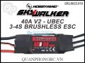 Upgraded HobbyWing Skywalker V2 Series 40A UBEC ESC. 