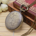 Classic Poker Pocket Watch Flip Lanyard Vintage Pocket Watch royal flush pocket watch. 