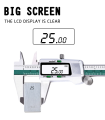 TOOLTOP ET50 Digital Caliper Stainless Steel 150mm Fraction / MM / Inch 0.01mm High Precision Vernier Caliper by Electrica. 
