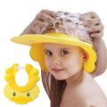 Silicone Baby Head Cover With Eyes And Ear Protection - Shower Cap. 