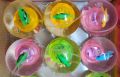 Transparent Rubber Ball Toy / Toy Ball with Flashing Light and Toy Inside. 