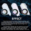 MAFFICK Lunar Glow Highlighter Powder Planetary Highlighter Cosmic Planet Highlight Eyeshadow Cheek Blusher Body Glitter Powder. 