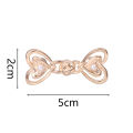 Fashion Skirt Pants Tighten Waist Brooches Jeans Heart Adjustable Waist Clip Buckle No Sewing Required Jeans Button Clothing Accessories. 