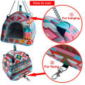 Squirrel Hammock with Warm Mat Thickening Cave Habitat Hamster Nest House Pet Hanging Bed Cage Accessories. 