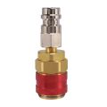 High and Low Side Expansion Adapter R134A Freon Quick Connector Adapter Automotive Air Conditioning Accessories for Ford for Bmw. 