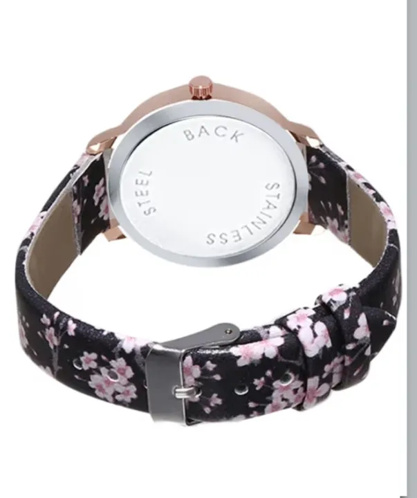 Watch%20for%20girls%7Cwoman%7Cladies%7Cgift%7CBlack%20and%20Gold%20Women's%20Analog%20Wristwatch%20with%20Crystal%20Detailing%20-%20Image%203