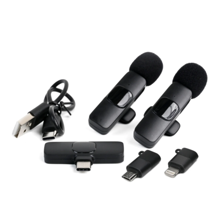 K8,K9%20Wireless%20Microphone%20Universal%20Plug%20Play%20Mini%20Collar%20Clip%20Microphone%20Transmitter%20for%20Mobile%20Phone%20type%20c%20android%20and%20Lighting%20-%20Image%205