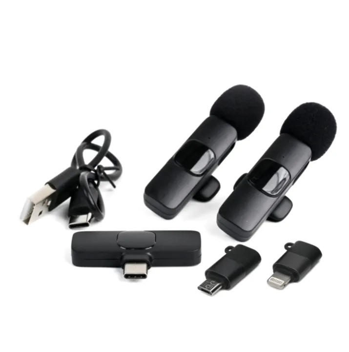 K8,K9%20Wireless%20Microphone%20Universal%20Plug%20Play%20Mini%20Collar%20Clip%20Microphone%20Transmitter%20for%20Mobile%20Phone%20type%20c%20android%20and%20Lighting%20-%20Image%205