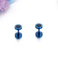 BONISKISS Unisex Classic Simple Stub Earrings Stainless Steel Men Round Jewelry Decoration 2Pcs Aretes Dropshipping. 