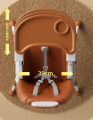 Fantastic-Kids-Toys Baby High Chair & Toy Bar | Newborn Feeding Chair | Removable & Adjustable Double Meal Tray with Reclined E560-618-518. 