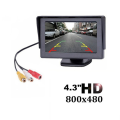 Rear View Camera Wide Degree 4.3inch TFT LCD Display or Monitor Waterproof Night Vision Reversing Backup, Monitor. 