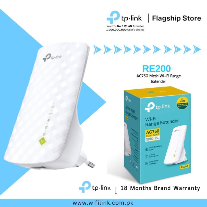 TP-Link%20Wi-Fi%20Extender%20RE200%20/%20RE305%20AC750%20Mesh%20Wi-Fi%20Range%20Extender%20-%2018%20Months%20Brand%20Warranty%20-%20Image%208