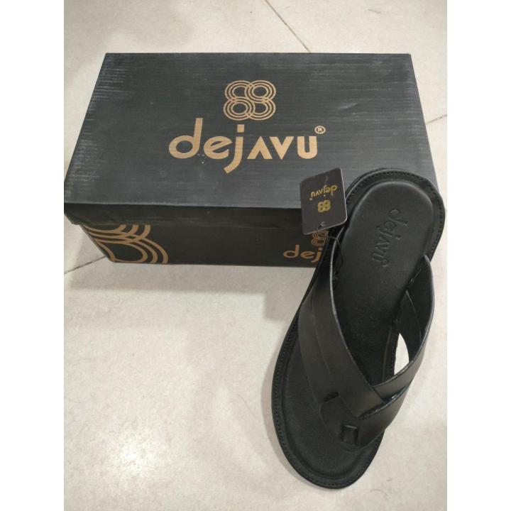 Dejavu Black Slippers Best Quality