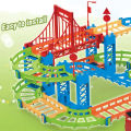 DIY Electric Racing Rail Kids Train Track Model Toy Baby Railway Track-877. 