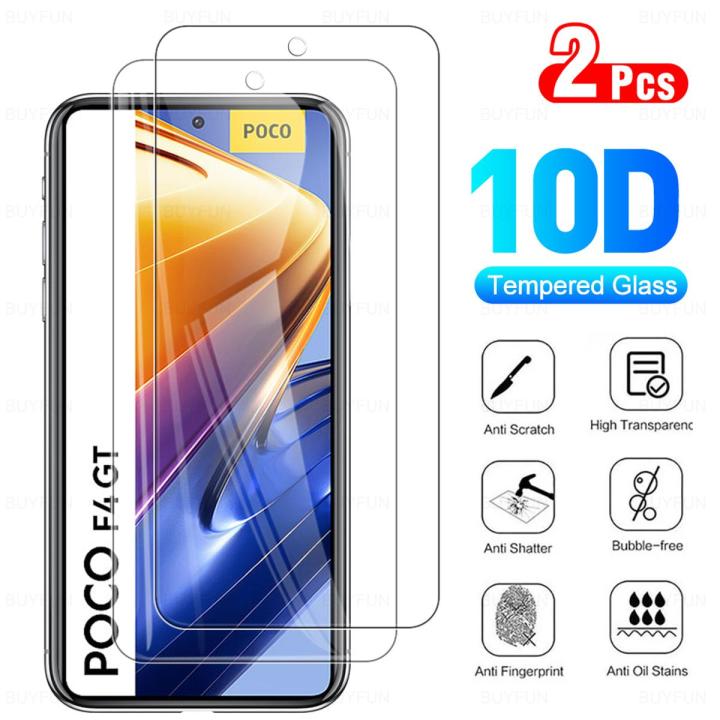 Relaxtoo For Xiaomi Poco F4 GT F4GT 2pcs Tempered Glass Screen Protector For Xiaomi PocoF4 GT PocoF4GT Full Cover Film