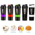 3 Layers Spider Bottle Protein Powder Shaker Cup Large Capacity for Body Building Exercise 500ml Gym Protein Shaker Cup Powder Storage Container Sports Wire Shaker Cup with Water Bottles Ball Cups. 
