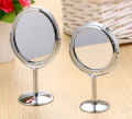 Stainless Steel 360 Degree Rotatable Magnification Double-Sided Beauty Mirror Makeup Magnifying Cosmetic Stand Hand Mirrors. 
