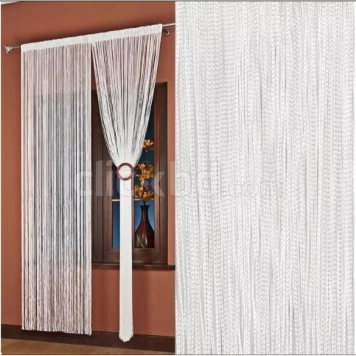 Beautiful Sparkle String Net Curtain Door Fly Screen Windows Door Divider Hot Sale Door Window Screens Home Textile-White