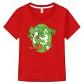 100% Cotton Children Clothes Boys/Girls T-shirt Super Smash Bros Yoshi Shirt Cartoon Print Kids T Shirt Summer Casual Baby Tees. 