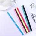 Wicking Wicking Sweatband Casual Football Women Men Running Sports Head Band Softball Elastic Headbands Yoga Hairband Anti-slip Elastic Bands Sport Hairband Sweatband. 