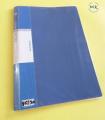 30 Pockets (FC) Clear Book File - Blue Colour. 