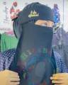 Queen Saudi Niqab High-Quality Women's Face Covering Traditional Islamic Headwear. 