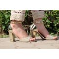 LADIES SANDLE FANCY SANDLE SUMMER COLLECTION EID  COLLECTION SUMMER STYLE  HEEL SANDLE BLOCK HEEL. 