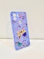 Redmi A2 plus Girls Back Cover - Luxerey Back Cover - Fancy Flower Butterfly Covers -Redmi A2 plus Back Cover. 