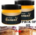 [PACK OF 2 ] Beeswax Furniture Polish 85g ,Wood Seasoning Beeswax | Natural Wood Wax Traditional Beeswax Polish for Wood & Furniture | Beeswax Wood Polish and Cleaner for Furniture Care | 2pcs beeswax 85g. 