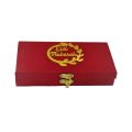 Personalized Velvet Eidi Gift Box – Get Any Name Customized – Custom Name Eid Money Gift Box with Golden Acrylic Eid Mubarak Design – Luxury Eid Packaging for Cash, Jewelry, and Gifts. 