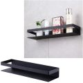 Black Metal Wallmount Washroom Accessories Storage Bathroom Shelf Rack Bathroom Organizer. 