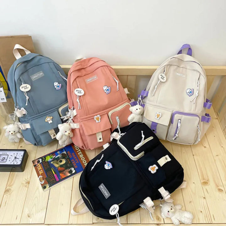 Cartoon Capybara Backpack Cute School Bookbag With Adjustable Straps Large Capacity Travel Bag - View #13