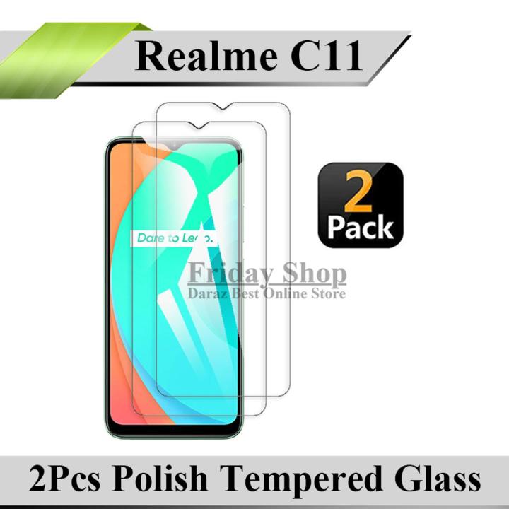 Realme C11 Tempered Glass Screen Protector Premium High Quality Polish Glass For Realme C11