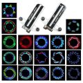 Bike Wheel Lights, RGB LED Waterproof Bicycle Spoke Light, 32 LED Lights 18 Changes Patterns, for 20Inches or Above Bike. 