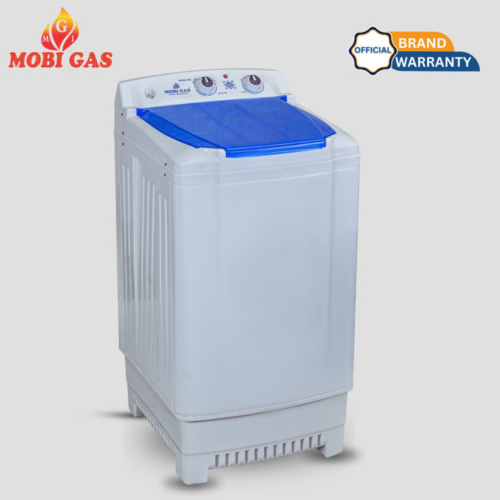 Mobi Gas MWM-568 Jumbo Wash Washing Machine 12KG – Pure Copper Motor | Double Action Wash | Heavy Duty Pulsator | Low Noise Energy Saver | Semi Automatic Washer with Timer & Buzzer