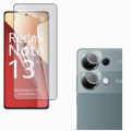 Xiaomi Redmi Note 13 Pro 4G Tempered Glass Screen Protector 2.5D Polish Glass + 9H Flexible Camera Glass Lens Protector For redmi note13 pro - Transparent. 