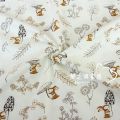 loth T top, quilt, elas stitching, DIY mesh print, cotton fabric, Syunss khaki bunny, tissue panels, T-sewing baby toy bed, Tecido The Cilda. 